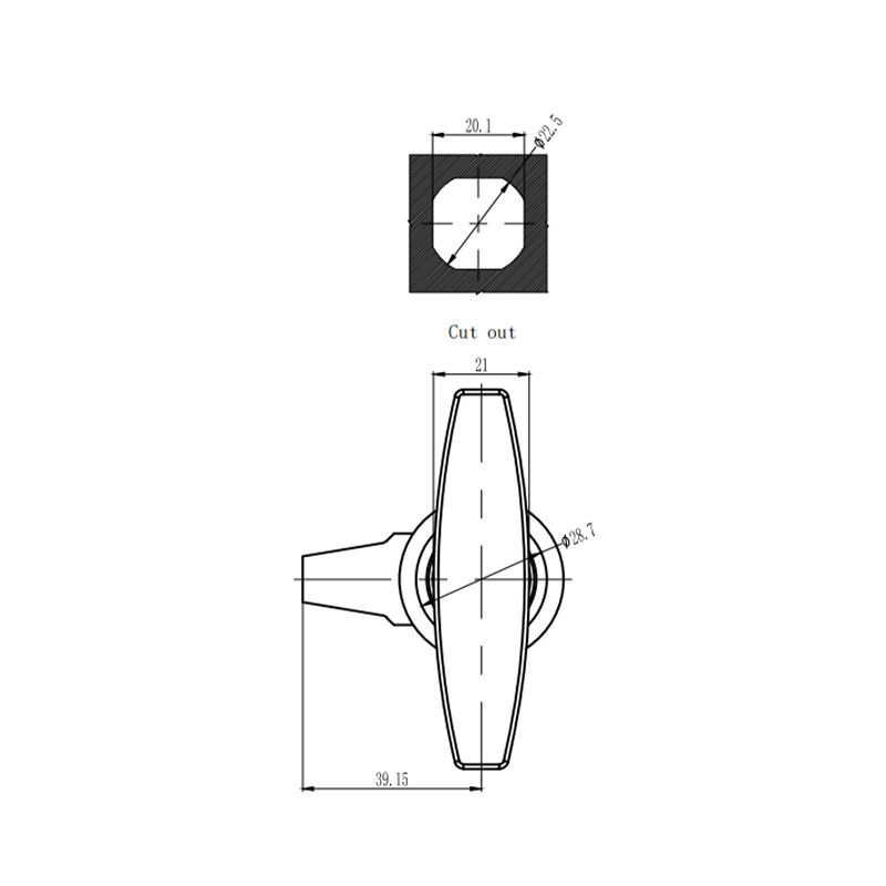 أقفال بمزلاج ضغط MS309-3D-1 مع أسطوانة قفل، قابلة للتعديل أقفال بمزلاج ضغط MS309-3D-1 مع أسطوانة قفل، قابلة للتعديل