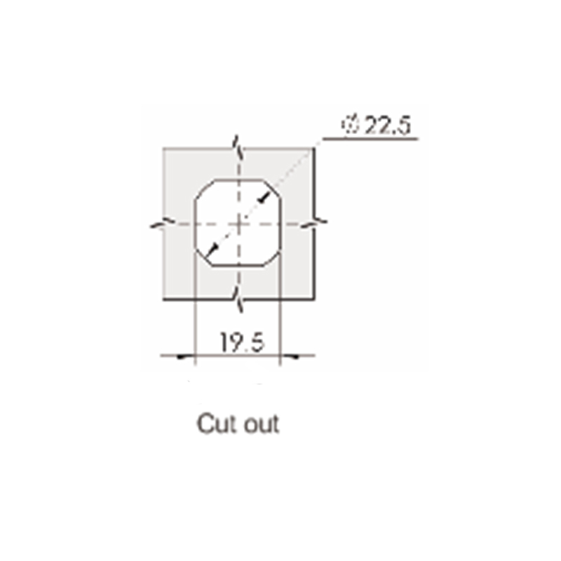 MS816-1-4S قفل مزلاج ضغط مربع 8 * 8 مم اسطوانة قفل بدون فتحة MS816-1-4S قفل مزلاج ضغط مربع 8 * 8 مم اسطوانة قفل بدون فتحة