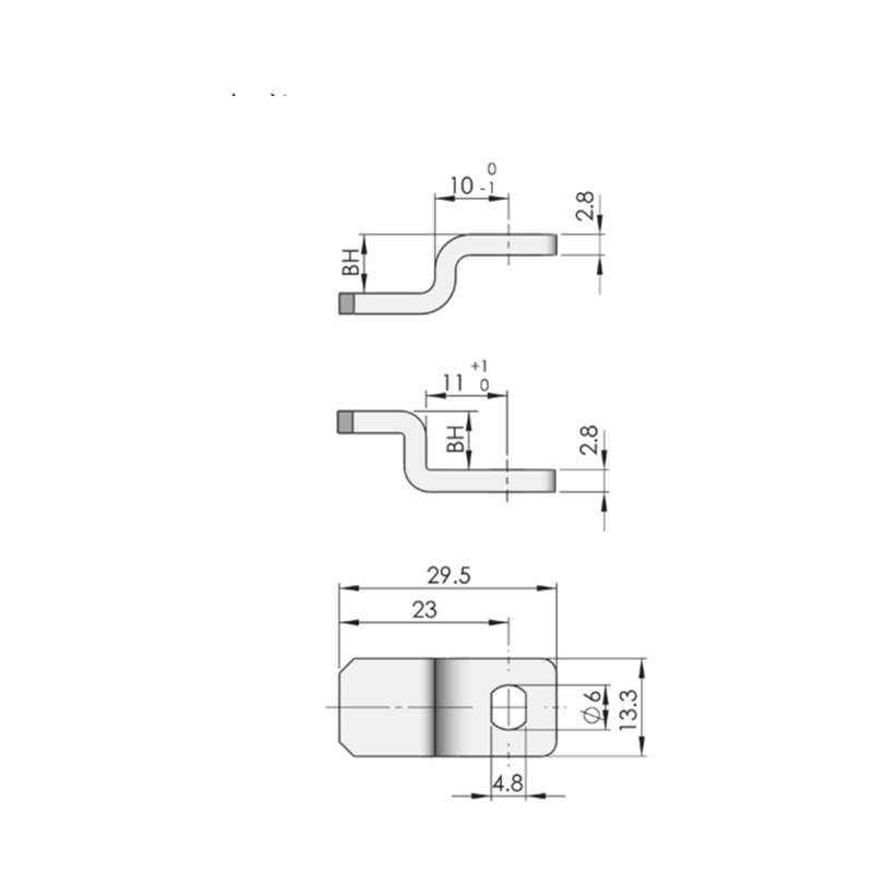 MS816-3S-2 مربع 6*6 مللي متر قفل اسطوانة ضغط مزلاج أقفال MS816-3S-2 مربع 6*6 مللي متر قفل اسطوانة ضغط مزلاج أقفال